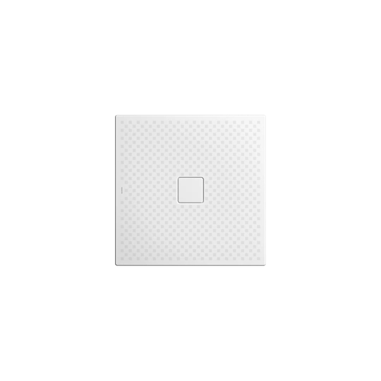 CONOFLAT mit Wannenträger 1000 x 1000 mm Steel Enamel Shower Tray - White