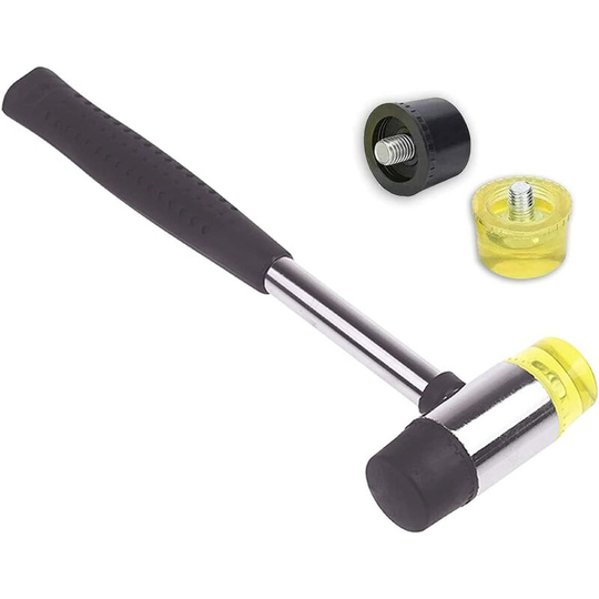 BETTE Rubber Hammer, Rubber Mallet with Double Sided Tool for DIY Projects, Crafts, Cabinetmaker