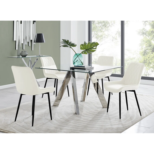 Vian 4 - Person Dining Set