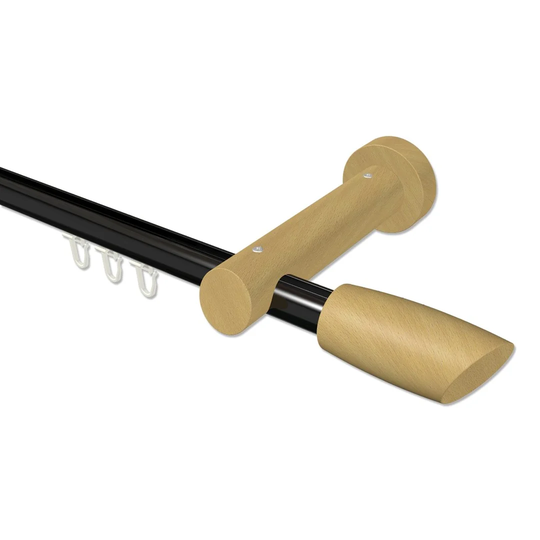 Brookfield Single Curtain Pole Set