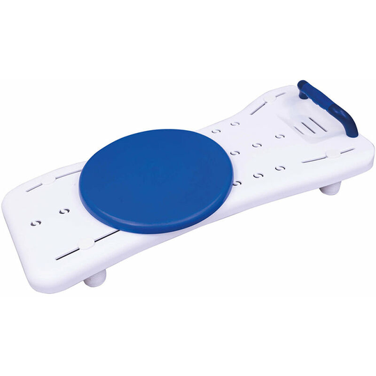 Loops - Width Adjustable Plastic Bath Board - Integrated Handle - Easy Drain Soap Dish