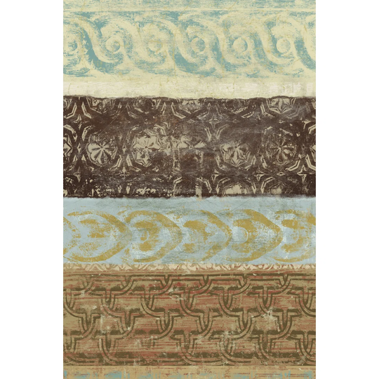 Decorative Patterns IV by Alonzo Saunders - Wrapped Canvas Painting