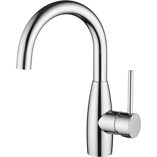 Swyeoot - Kitchen Sink Faucet, 360° Swivel Basin Faucet, High Spout Mixer Tap, Faucet for Bathroom or Small Kitchen, Chrome