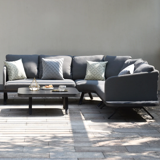Wilsen Outdoor Fabric Cove Corner Sofa Group