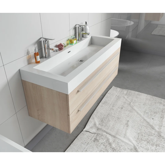 Sandry 125mm Wall Hung Double Vanity Unit