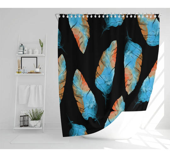 Bukovany Polyester Shower Curtain Set