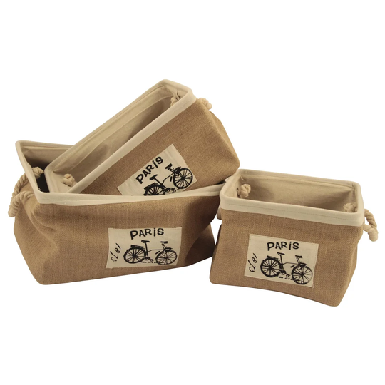 3 Piece Laundry Basket Set