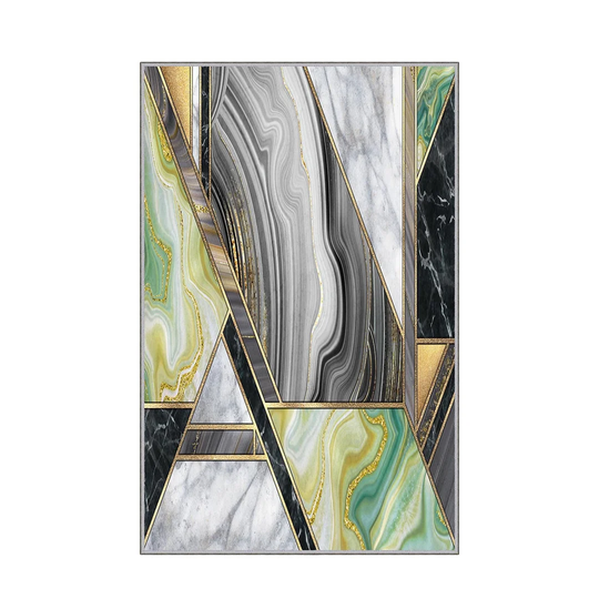Maxine Flatweave Grey/Green Rug