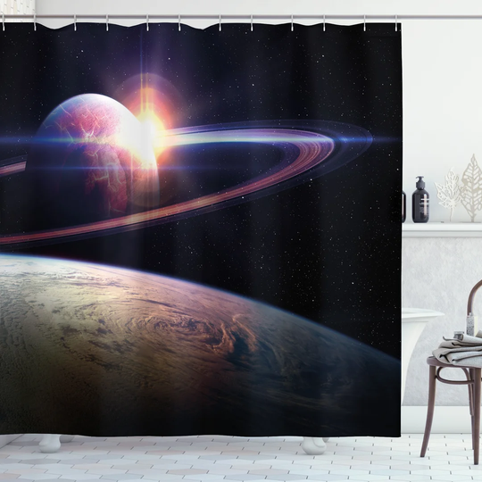Bhavisha 13 Piece Polyester Shower Curtain Set