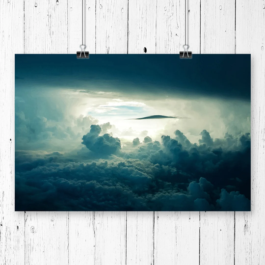 'Beautiful Sky Clouds' Graphic Art