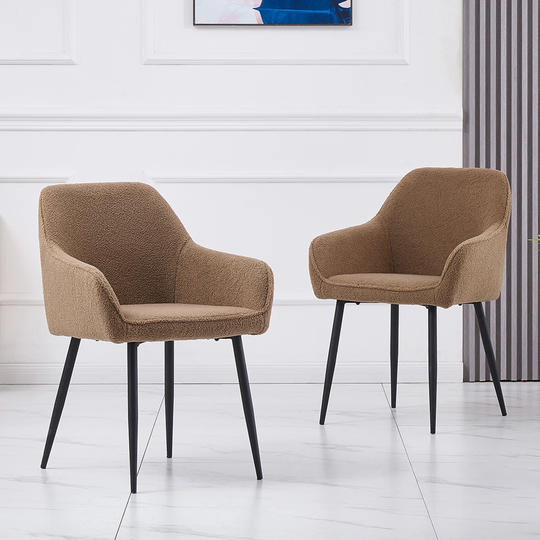 Tufted Velvet Upholstered Armchairs