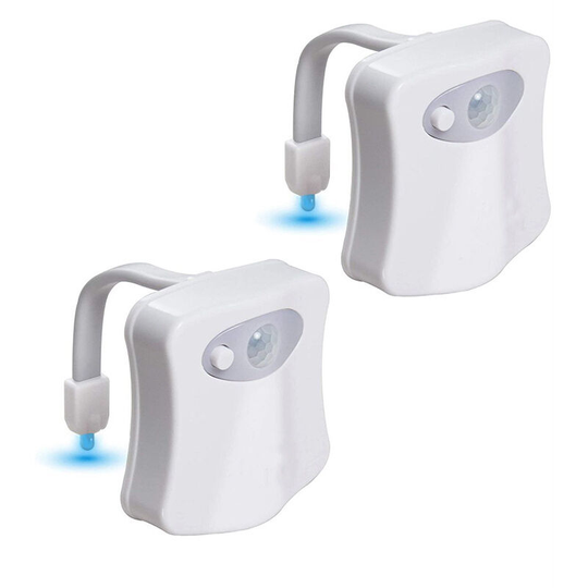 Lamp toilet Nightby light sensor pir Motion Sensor Lighting Color Changing Waterproof 16 Colors led Children's Toilet Night
