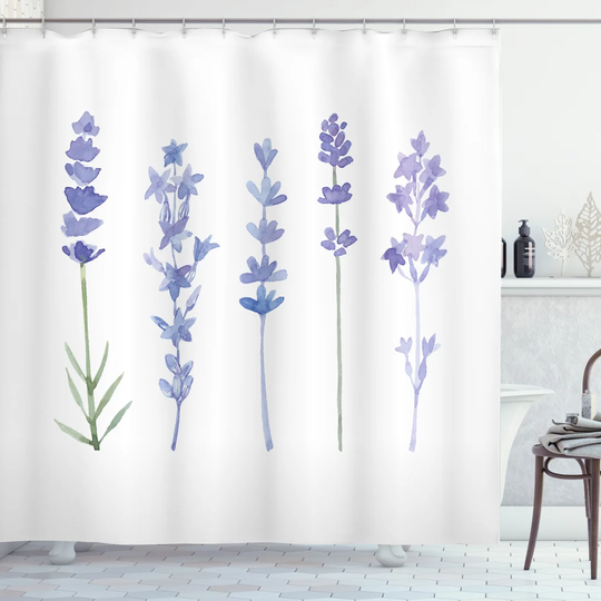 Bickler 13 Piece Polyester Shower Curtain Set