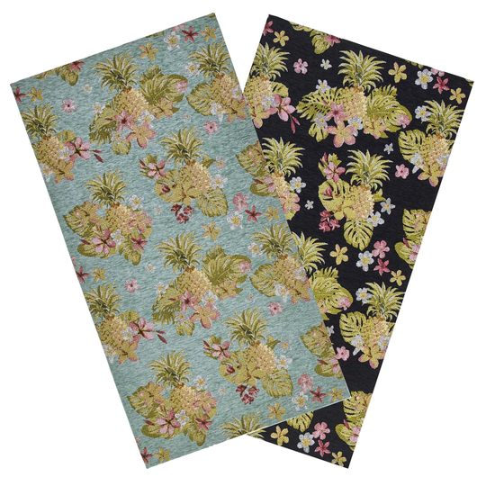 Kingsland Flatweave Blue/Green/Black Rug