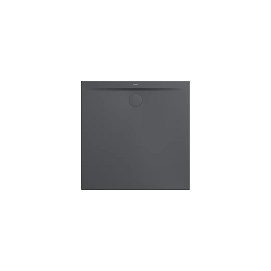 700 x 700 mm Steel Enamel Shower Tray - Cool Grey