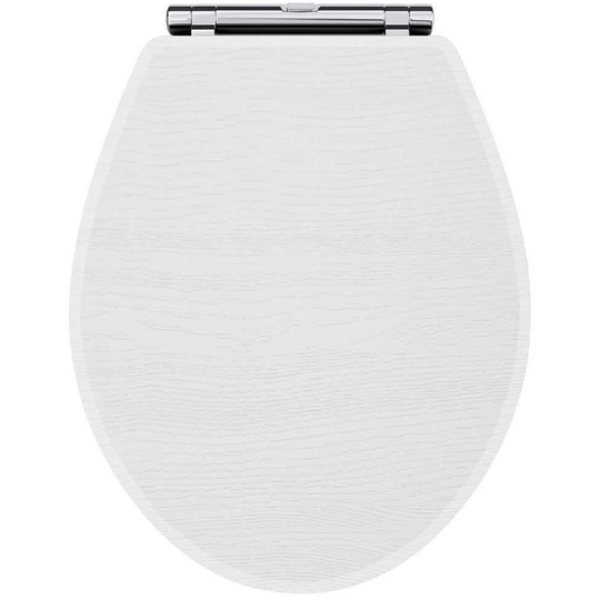 Windsor Traditional White 350mm Soft Close Toilet Seat - White
