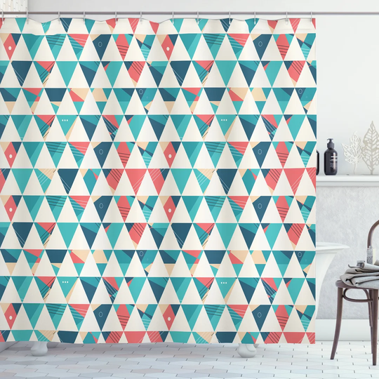 Beti 13 Piece Polyester Shower Curtain Set