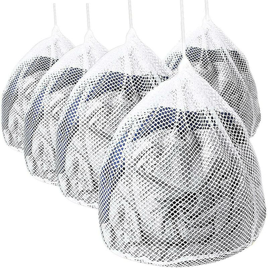 Set of 5 laundry bags, washing nets, laundry bag, washing machine bag, rope mesh washing.