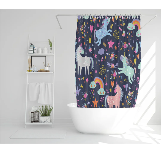 Eljas Polyester Shower Curtain