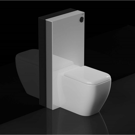 Rak Obelisk Cistern Cabinet for Back to Wall Toilet Pan - White