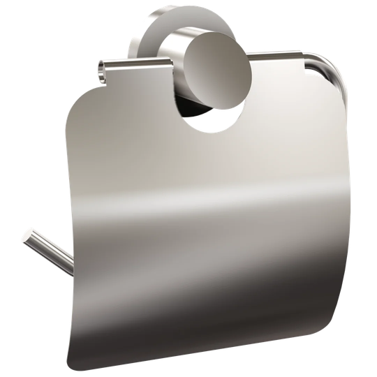 Barletta Wall Mounted Toilet Roll Holder with Cover