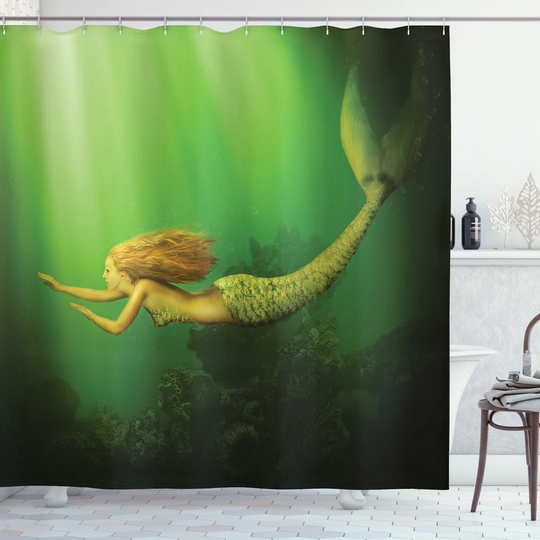 Bjarmi Polyester Shower Curtain Set