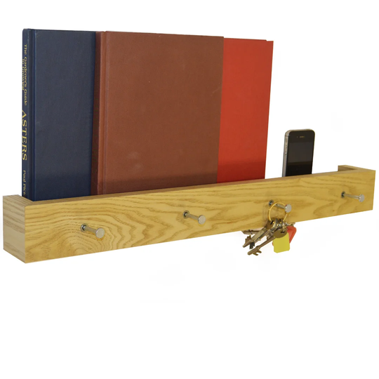 Wall Mounted 4 Key Holder / Picture Shelf