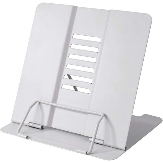 Reading Stand, Child Foldable Metal Book Holder, 6 Angle Adjustable And Foldable