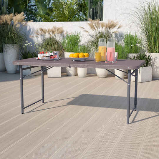 Adjustable Folding Table