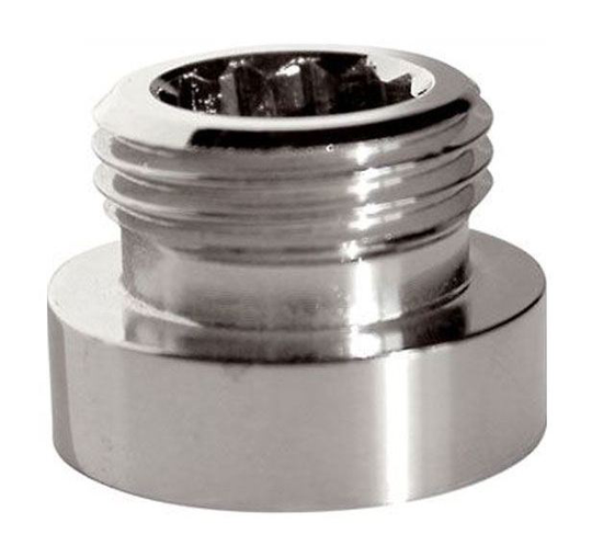 Metal Adaptor Reduction for Water Faucet Tap 22mm Female to 1/2' bsp Male Joiner