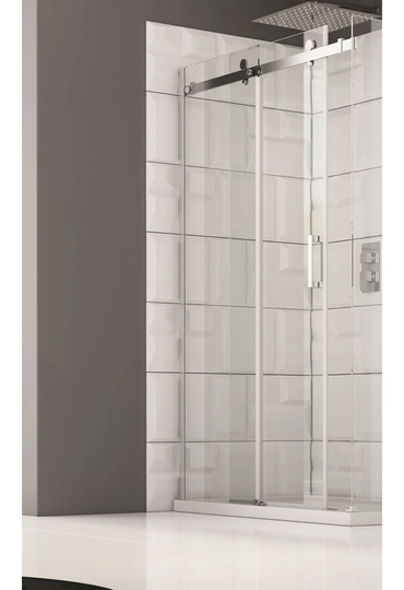 Neopol Frameless Tempered Glass Single Sliding Shower Door