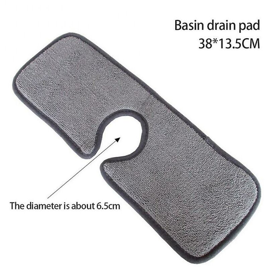 Sunflowergb - Kitchen Faucet Absorbent Mat Sink Fender Microfiber Faucet Splash Catcher Counter Top Protector For Kitchen 3 Pieces