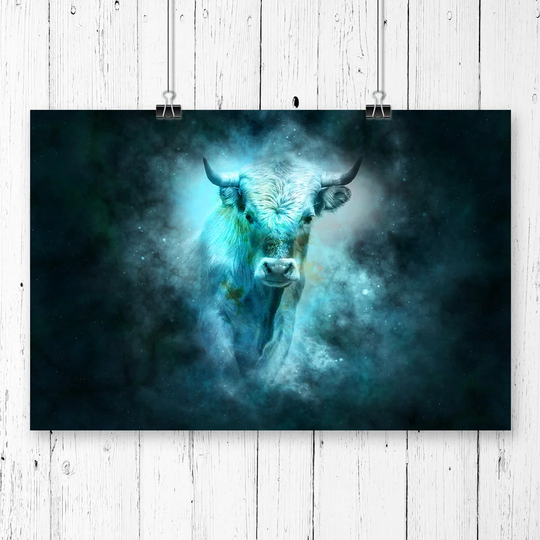 'Cow' Graphic Art