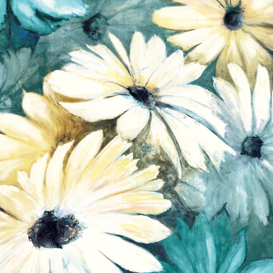 Blue And Yellow Daisies