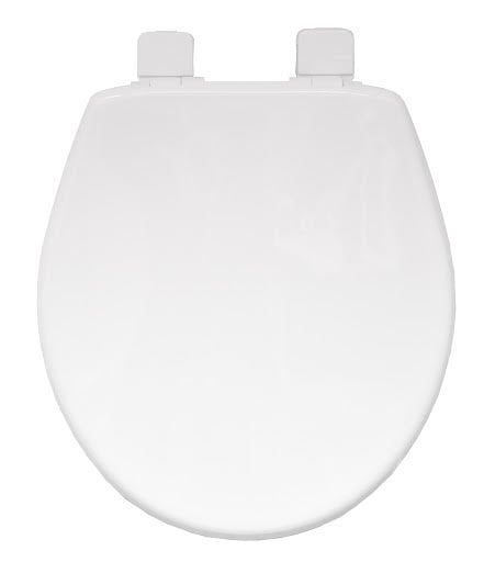 Bemis 0580 Upton Ultra-Fix Soft Close Round White Toilet Seat
