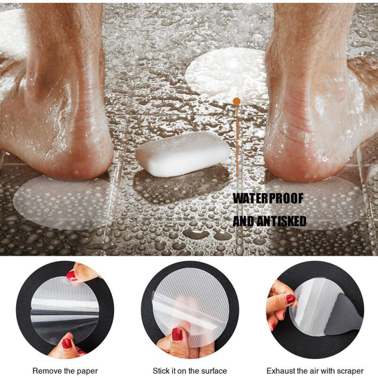 20pcs Non Slip Bathtub Stickers for Bathroom Shower Bath Mat 10cm - Litzee