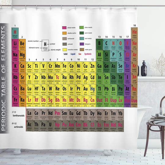 Beşir 13 Piece Polyester Shower Curtain Set