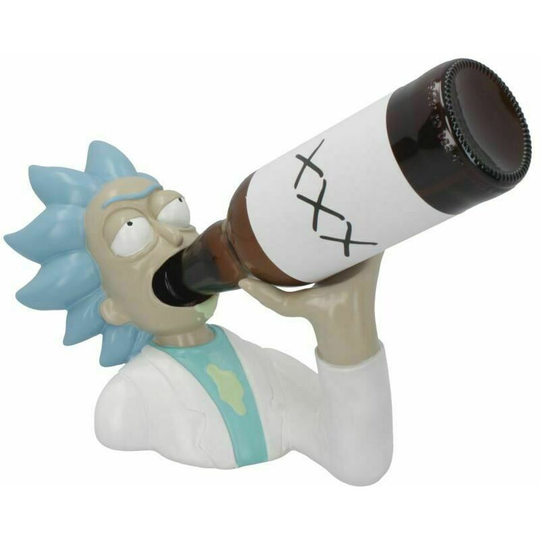 Sunflowergb - Wine Bottle Holder Rack, Rick and Morty Decor Tabletop Countertop Wine Rack Single Bottle Home Gift Kitchen Gift Wine Rack, Paper Towel