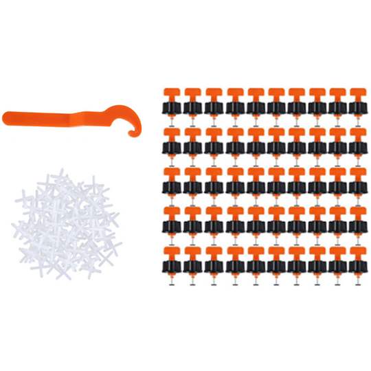 151Pcs/Set Ceramic Tile Leveling System Tools Level Tile Spacer Wall Leveler Wedges Spacers Reusable Tools