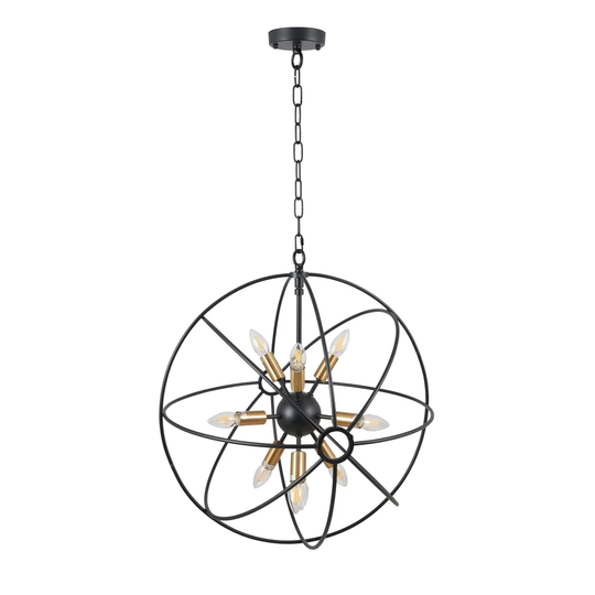 Raelyn 10-Light Globe Chandelier