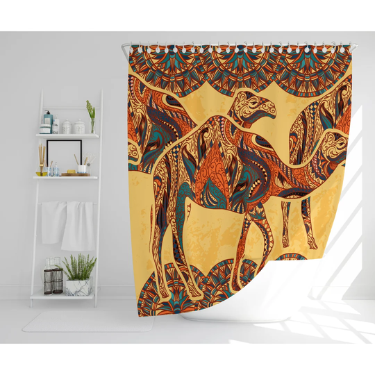 Stak Polyester Shower Curtain Set