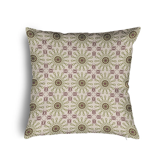 Sun Tile Decorative Scatter Cushion with Filling