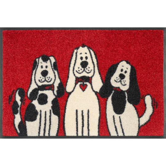 Three Dogs Doormat