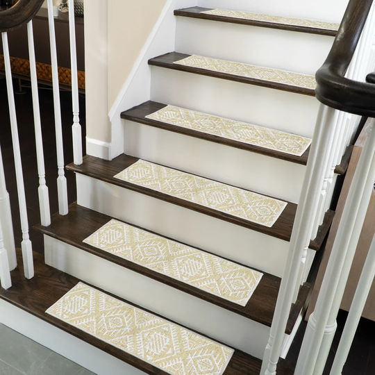 Monument Design Non-Slip Banana Cream Stair Tread