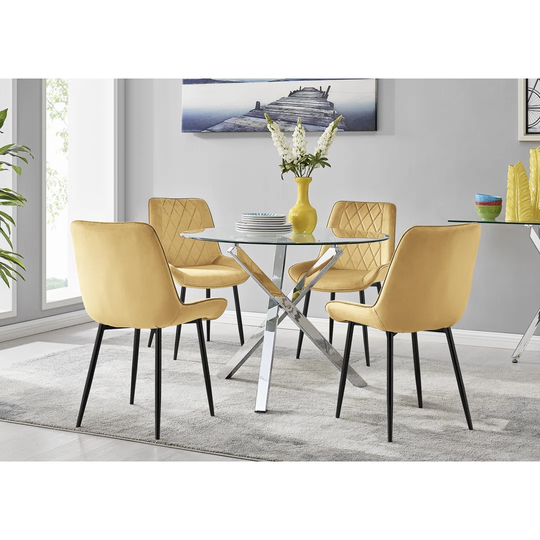Wadell 4 - Person Dining Set