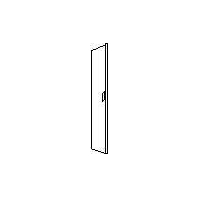 AT48A - Door for cabinet 300mmx620mm steel AT48A