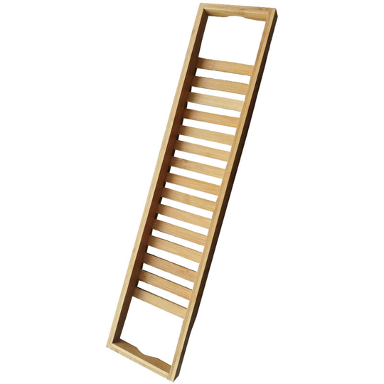 Superseller - Bathtub Caddy Tray Bamboo Spa Bathtub Caddy Organizer Soap Book Wine Tablet Towel Holder Nonslip Bottom