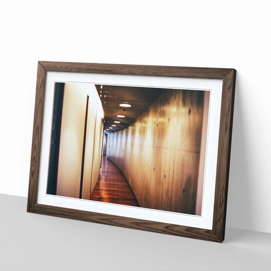 'Architecture Hallway' Framed Photographic Print