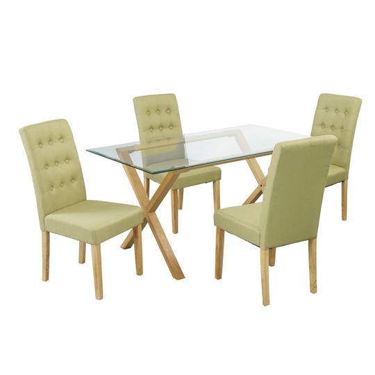Riffe Dining Table and 4 Chairs