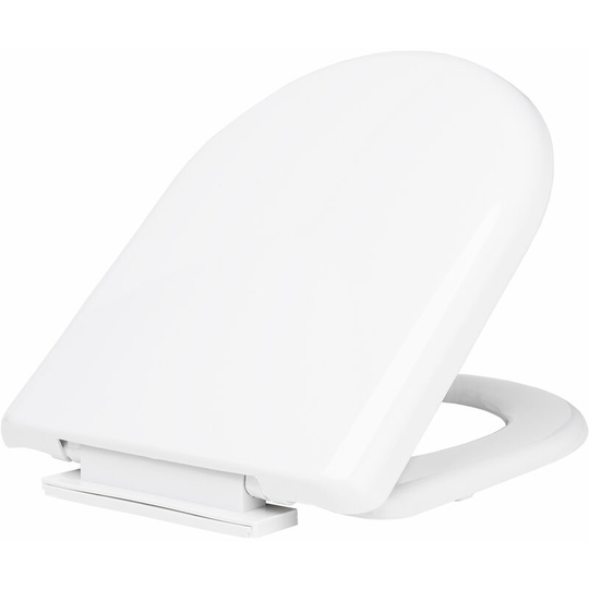 D Shaped 360mm Soft Close Toilet Seat